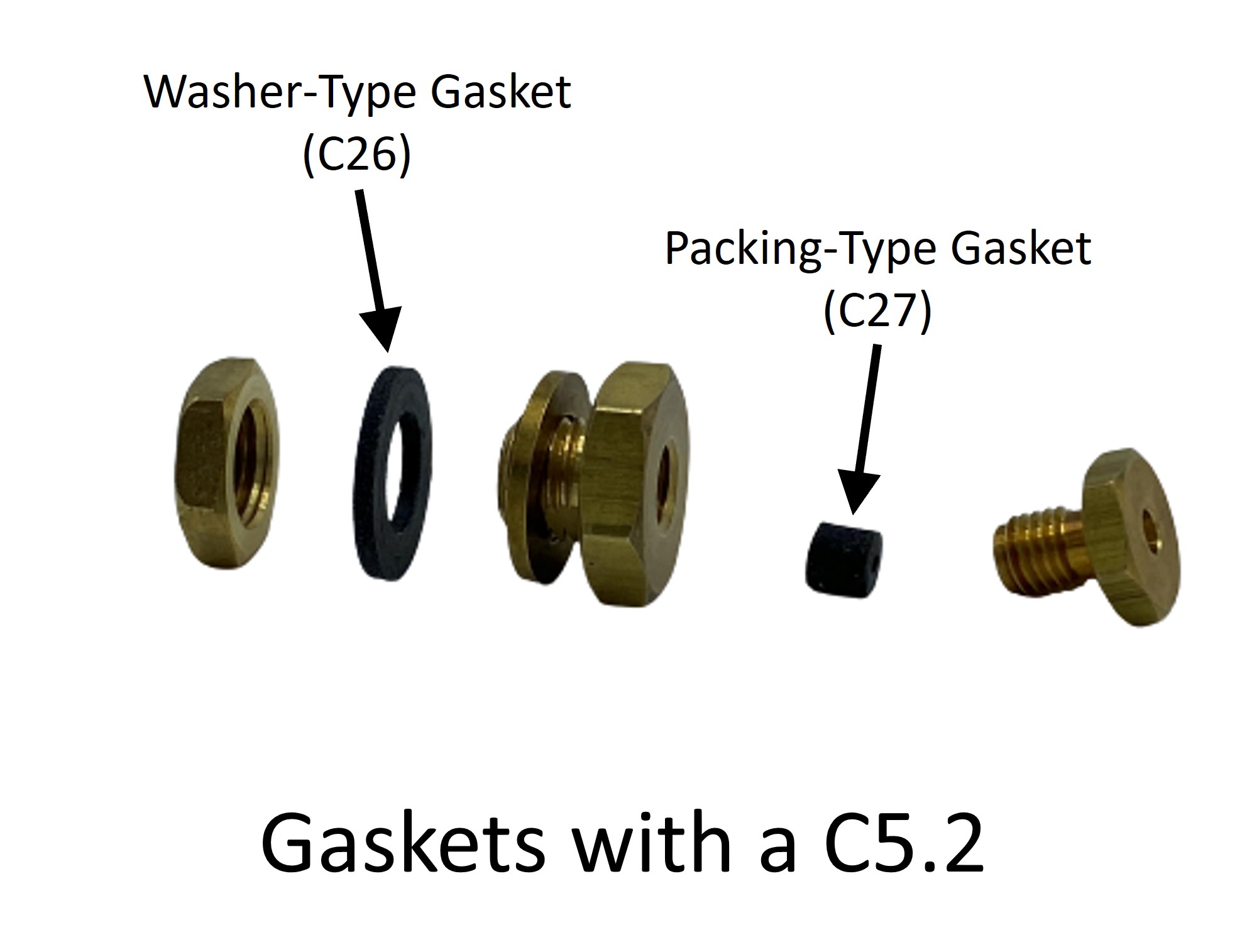 C5 2 Exploded with Gaskets Labeled