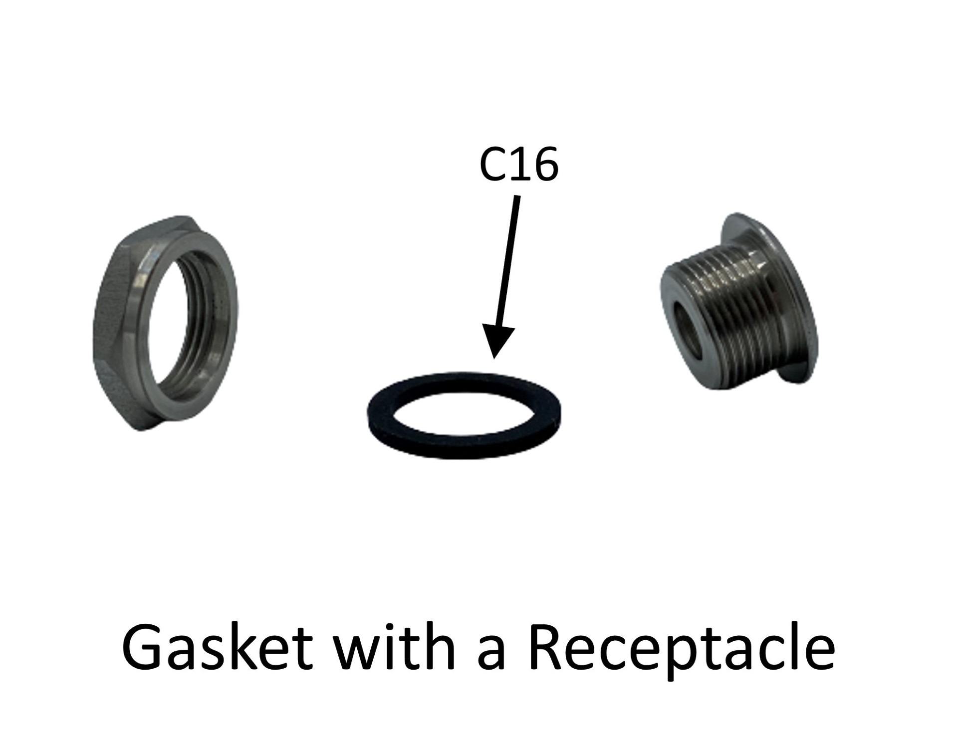 Gasket with Receptacle Labeled