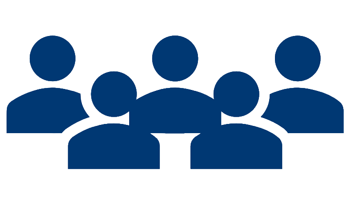 Icon showing a group of people