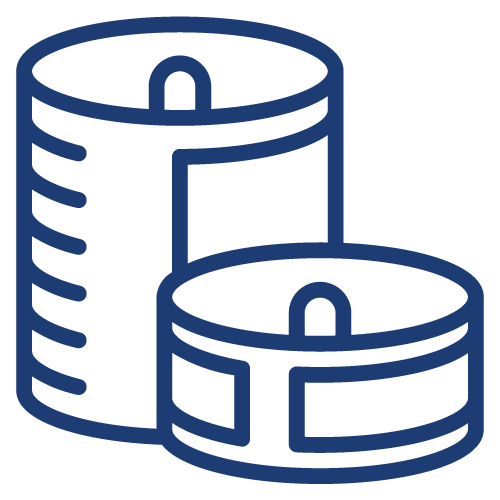 Icon of cans