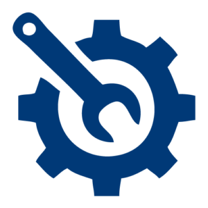 Icon of gear and wrench