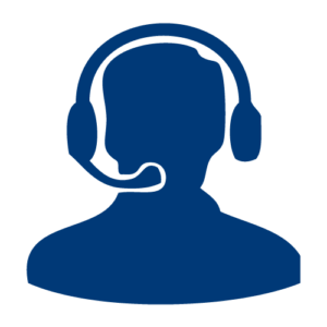 Icon of person with headset