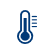 Icon of a thermometer