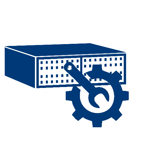 Icon of CALPlex, gear, and wrench